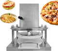 FANGQMM Teigpressen, 22 cm, 25 cm, 30 cm, Silber, Vollautomatische Teigpresse Elektrisch - Edelstahl Pizza, kommerzielle vollautomatische Teigmaschine
