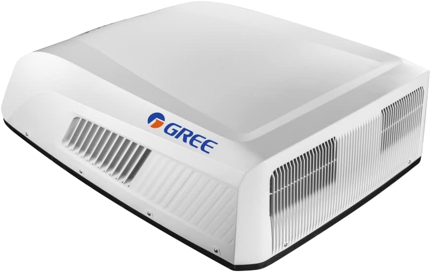 GREE Mobiles Klimagerät, 3600w, Weiss, Inverter-Klimaanlage Dachklimaanlage für Wohnmobil Wohnwagen