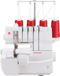 Singer Overlock-Nähmaschinen, 5,6 mm, Schwarz, 14T970C Elektrische Coverstich- und Kettenstich maschine, 5-Stufen-Differential