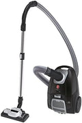 Hoover Staubsauger, 3,5 L, Schwarz, Bodenstaubsauger mit Beutel, leiser (69 dBA) mit automatischem Beutelentsorgungssystem