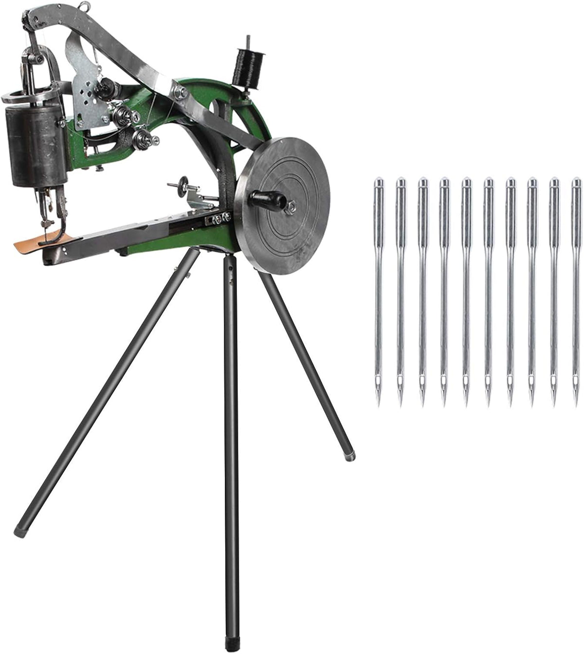 HEEPDD Einfache Nähmaschinen, Schwarz, Schuster Schuhe reparieren Maschine DIY Manuelle Schuh
