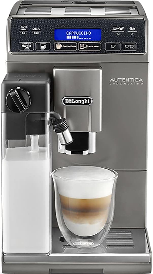 De'Longhi Kaffeevollautomat, Silber, DeLonghi ETAM 29.666 Titan/SI Autentica Espressoautomat