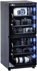 Kamera Luftentfeuchter, 132 L, Weiss, Trockenschrank, für Elektronische Geräte, Digitale Steuerung, Geräuschlos, LED Dual Screen