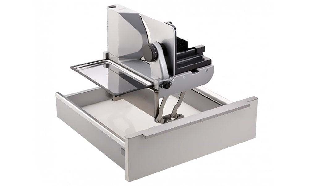 Ritter Allesschneider, Schwarz, Metall-Einbau- AES 72 SR-H silbermetallic, rechts, 1 Stück, 546005