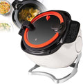 ZHPPED Multikocher, 370 * 310 * 365 mm, Grau, Automatische 6-Liter-Kochmaschine, Multifunktions-Bratmaschine, mit antihaftbeschichtetem Topf