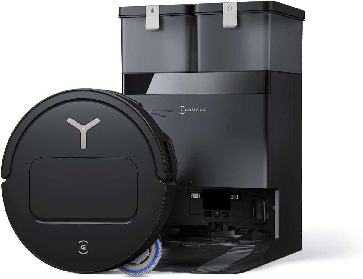 ECOVACS Saugroboter, Schwarz, T50 Omni Gen3 mit Wischfunktion 25.000 Pa, AIVI 3D 2.0