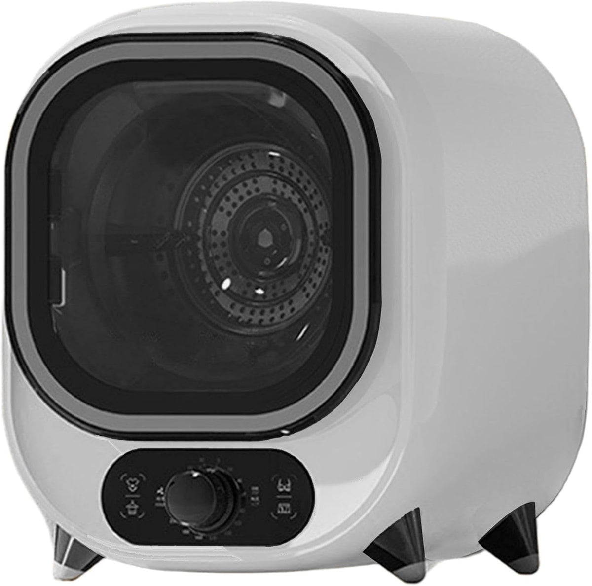 WACLMOTAKE Wäschetrockner, Weiss, Kompakter mini-schleudertrockner, kleine, kondensations-mini-, Tisch-, mini-trockner