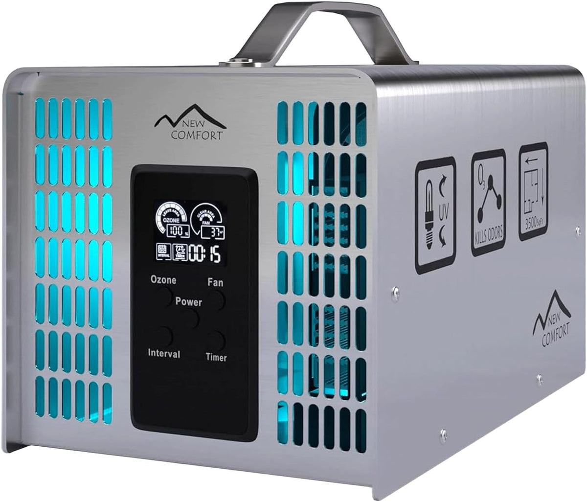 New Comfort Dunstabzugshaube, Weiss, SS12000 für kommerzielle Ozongenerator und Luftreiniger