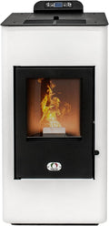 STUFE A PELLET ITALIA Öfen, 12 KW, Schwarz, Super 5 Sterne WiFi