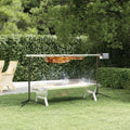 Runheo Elektrogrill, 150 x 46,5 x 82,5 cm, 40 kg, Edelstahl, Silber, Automatischer Rotisserie-Grill aus Edelstahl