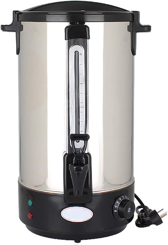SmPinnaA Heisswasserspender, Schwarz, Isolierfass Für Gastronomiekessel, 20-L-Kaffee-, Getränke-Wasserspender Für Den Gewerblichen Gebrauch