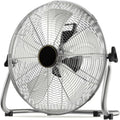 Hochgeschwindigkeits Bodengebläse, Weiss, industrieller Sockelventilator, 130 Grad Neigungsmetall-Design