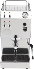 Espressomaschine Kaffeemaschine, Silber, ECM CASA IV, CASA 4 EDELSTAHL POLIERT, NEUSTES MODELL SIEBTRÄGERMASCHINE
