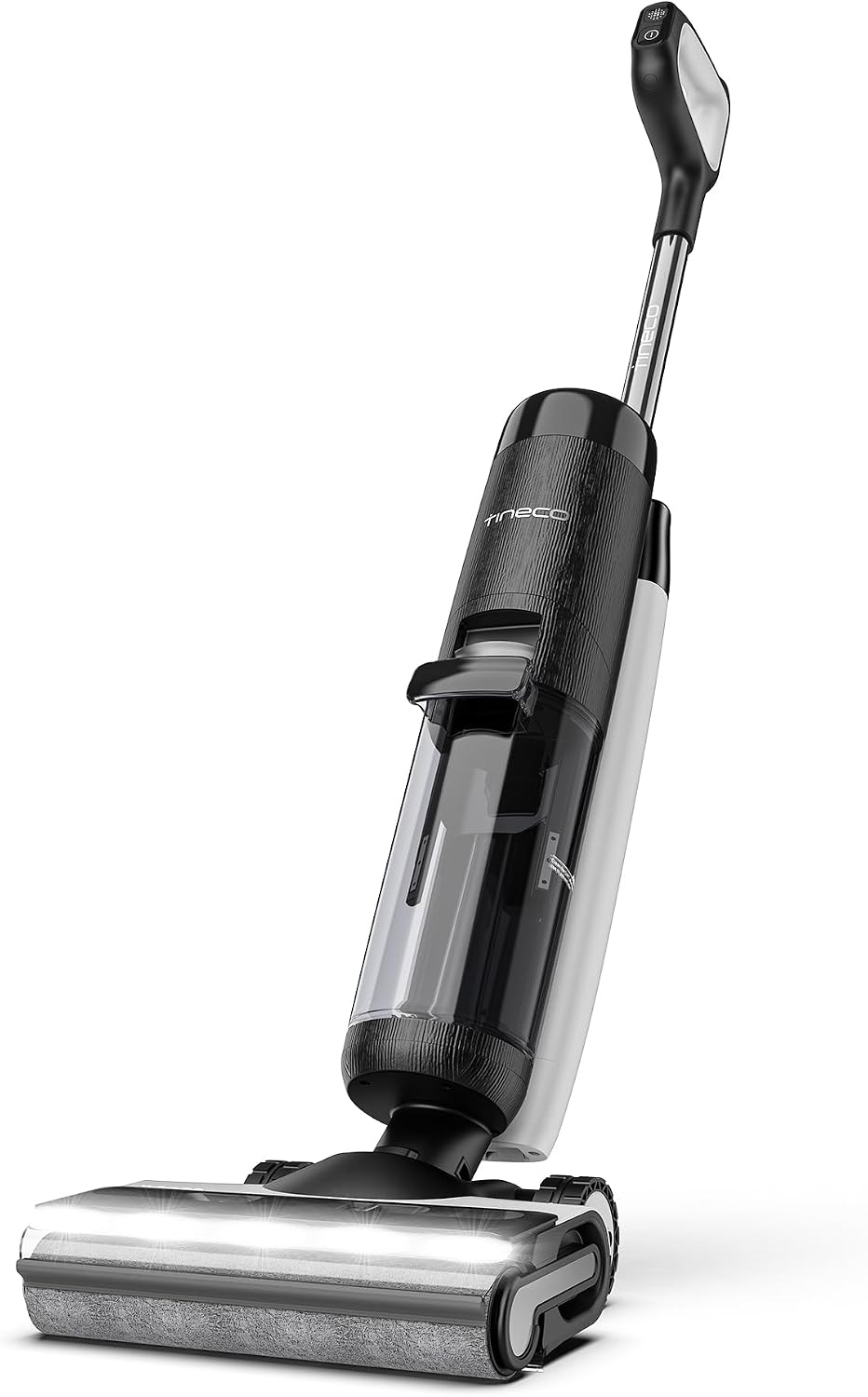 Tineco Nass-,Trockensauger für Werkstätten, Schwarz, Floor One S7 Pro Nass Trockensauger Kabellos, Wischsauger 40m