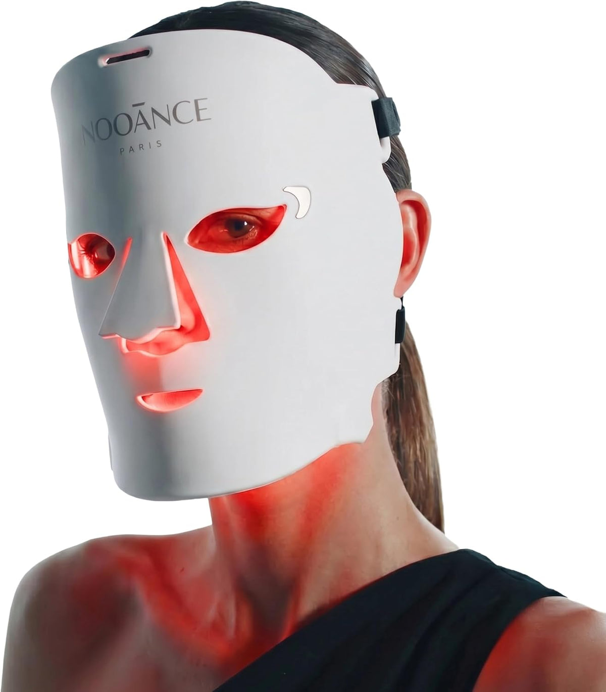 NOOANCE Geräte zur Faltenreduzierung & Anti-Aging-Geräte, Schwarz, LED-Anti-Aging-Maske 'Le Professionnel', 254 LEDs 633/830 nm