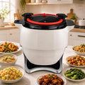 ErShangMao Universalzerkleinerer, 2000 W, 6 l, Transparent, Automatischer Wok-Roboter (Modelljahr 2026), Verbesserte Gewerbliche Küchenmaschine