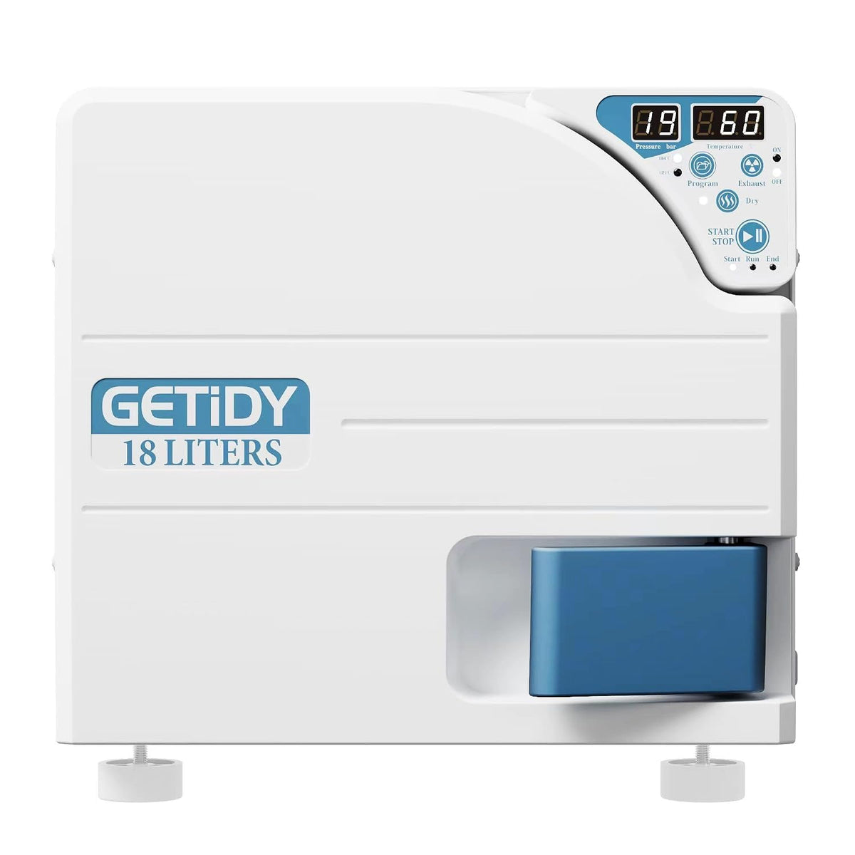 Giroflee Autoklaven, 18 L, Grau, automatischer Autoklavdampfsterilisator mit trockener