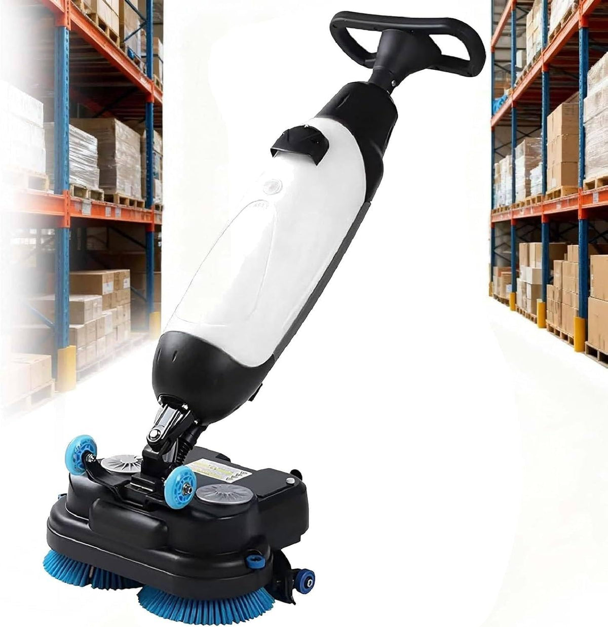 Bodenpolierer Bohnermaschinen, 4,5 L, 7,5 L, Braun, Kommerzielle Walk Behind mit 360°-Lenkung, 2x250 W Bürstenleistung