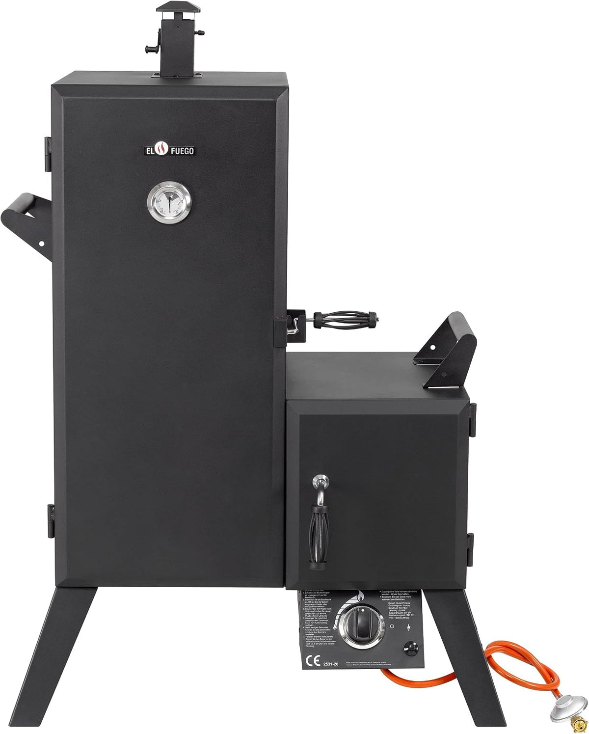 El Fuego Gasgrill, Schwarz, Smoker 'PORTLAND SF' ® AY 3175