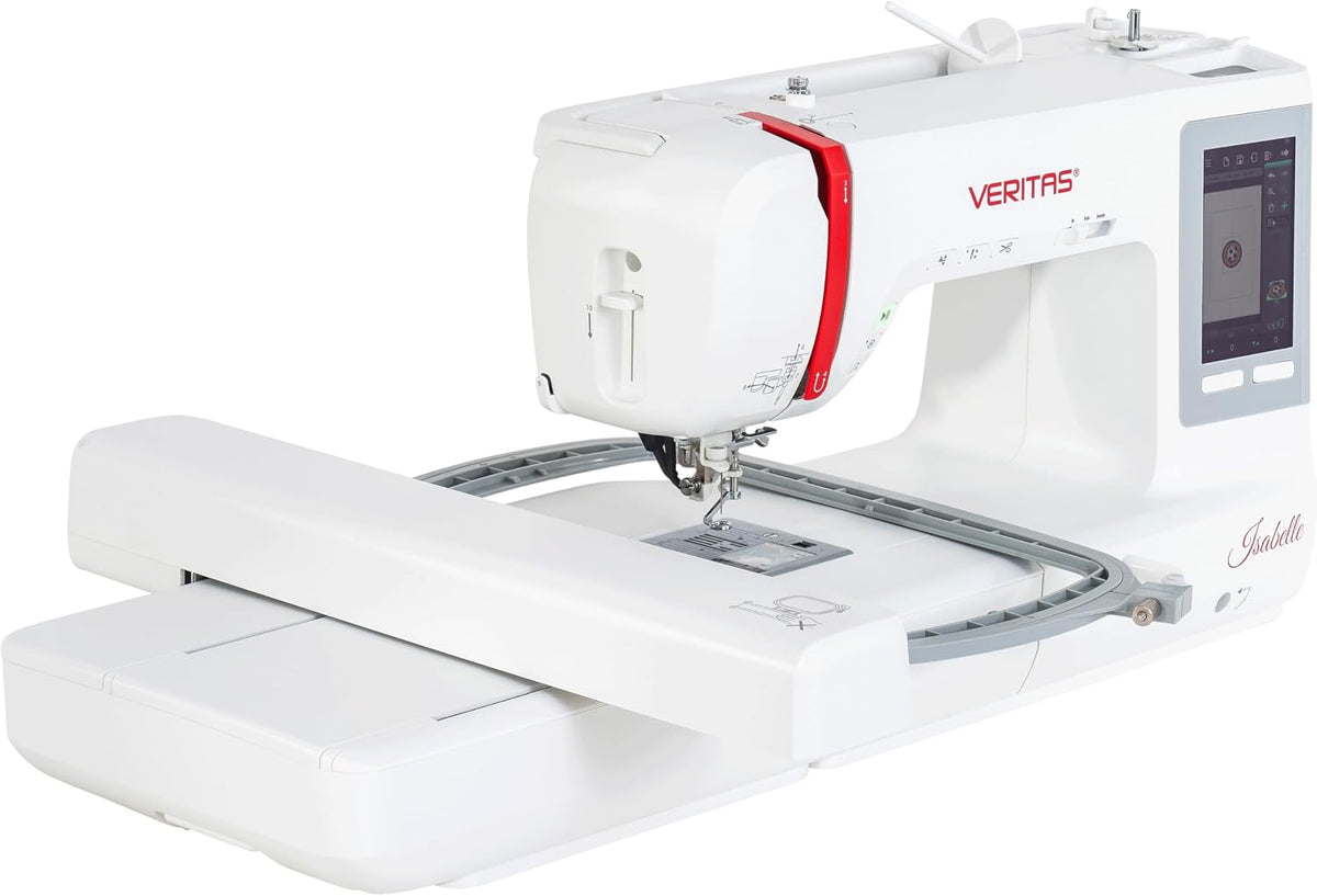 VERITAS Tablet, Weiss, Näh- und Stickmaschine Isabelle I Computer-Nähmaschine I