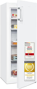 Exquisit Gefrierschrank, 161 l, Weiss, GS5231-NF-H-040C - - NoFrost - Weiss