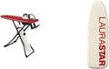 Laurastar Bügelbretter, Rot/Beige, Rot & Bügeltischbezug Mycover beige