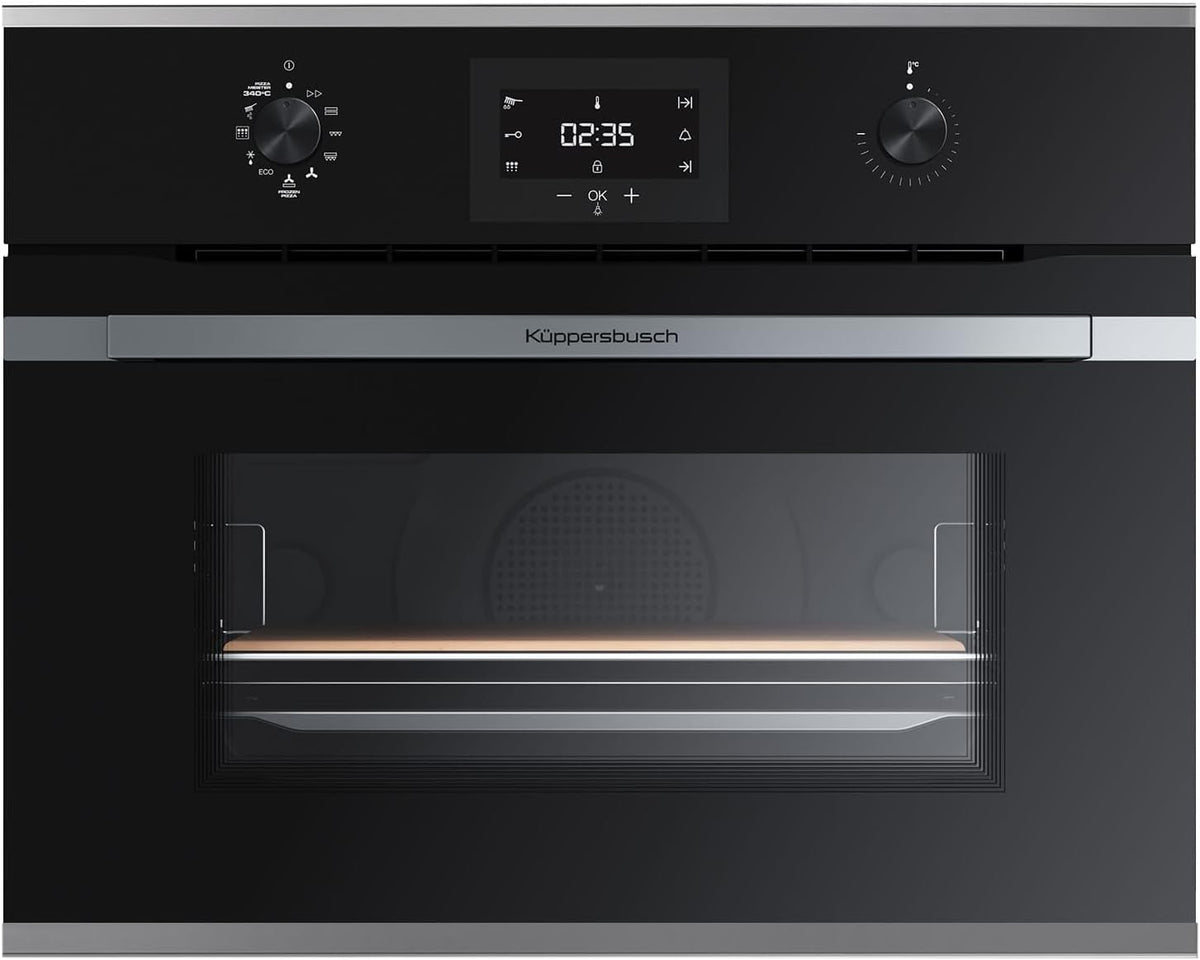 Küppersbusch Backofen, Schwarz/Silber, CBP 6332.0 S1 K-Series.3 Pyrolyse Compact Pizza
