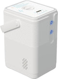 FXNFXLA Powerstation, Schwarz, Kleines Wasserstoff-Inhalationsgerät, 225/300/450 ml/min Dual-Port-Inhalator, 99% Reiner Wasserstoffgenerator
