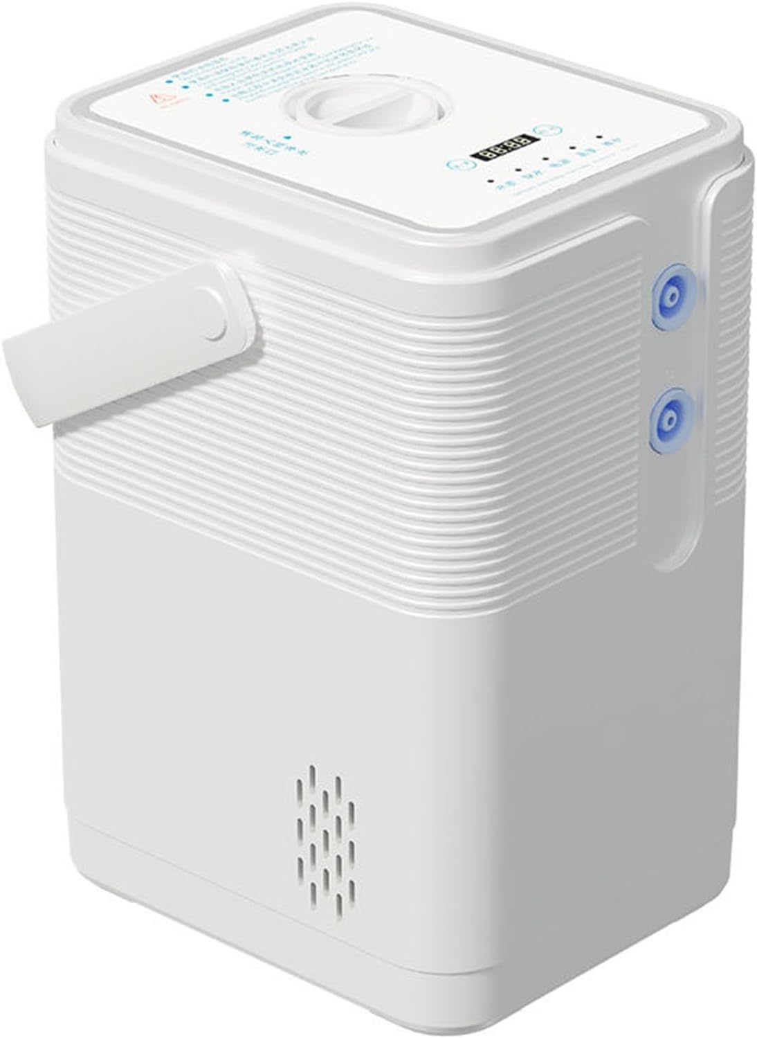 FXNFXLA Powerstation, Schwarz, Kleines Wasserstoff-Inhalationsgerät, 225/300/450 ml/min Dual-Port-Inhalator, 99% Reiner Wasserstoffgenerator