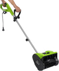 Eieblek Schneefräse, 1200 W, 220 V, 30 cm, 15 cm, PP, Nylon, Schwarz, Schnee Kehrmaschine, Arbeitsbreite, max.Räumtiefe