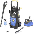 MICHELIN Hochdruckreiniger, 170 bar, 2500 W, 500 l, Schwarz, MPX25EHDSP mit Double Speed System, Patio Cleaner Deluxe und Feste Bürste (