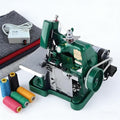 LXMydriasis Overlock-Nähmaschinen, Schwarz, Hochgeschwindigkeits-Overlock-Nähmaschine, Industrielle Hochleistungs-Overlockmaschine mit Metallrahmen