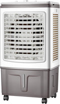Lüfter Turmventilator, 40 L, Weiss, mit Wassertank und Turbo-Blättern - Tragbarer AC-Ventilator, Büro und grosse Räume mit Rädern für einfache