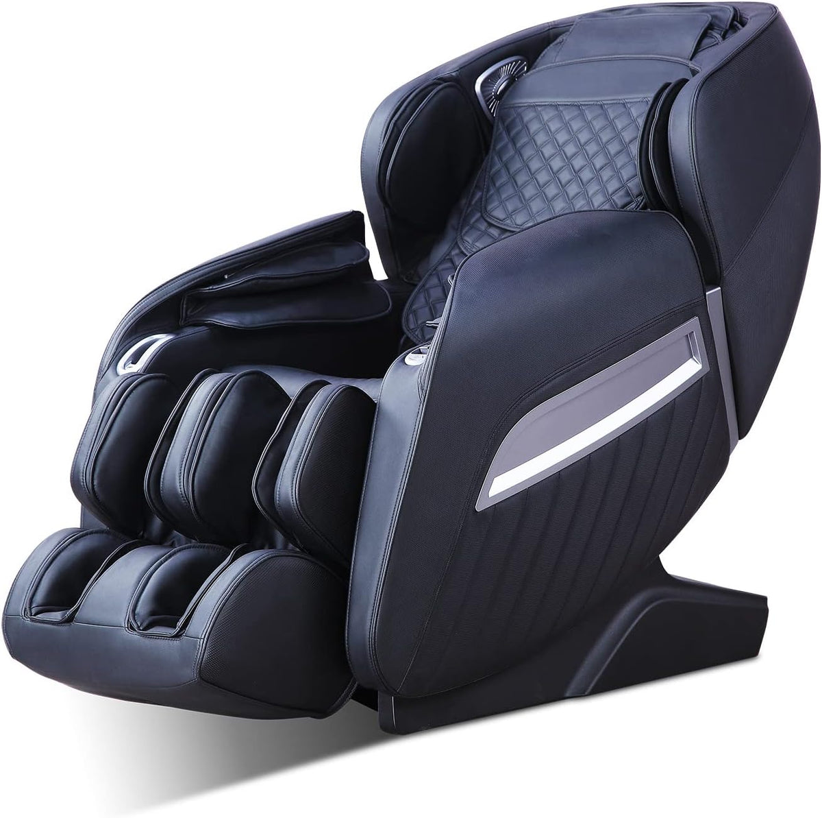 Aspria Relaxsessel, Grau, Massagesessel Shiatsu Zero-Gravity Liegesessel für, elektrischer Massagestuhl mit Wärmefunktion