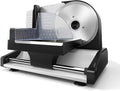 PAHION Allesschneider, 15 Mm, 200 W, Silber, Elektrischer Brotschneidemaschine Aufschnittmaschine Mit, 5-Zoll Edelstahlklinge 1- Einstellbare Dicke