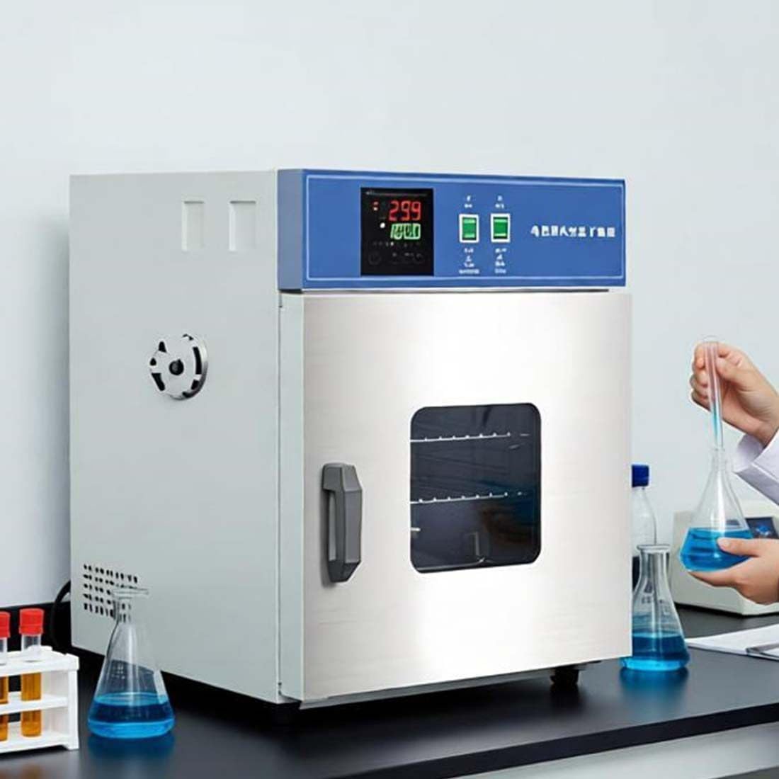 MazmornFly Öfen & Zubehör, 16 L, 43 L, 16 L, Silber, Elektrischer Trockenschrank Aus Edelstahl, / Volumen, Rückseitige Beheizung