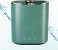 Samnuerly Waschmaschine, 2,5 l, Weiss/Grün, Mini- für Beauty Blender, Turbine, tragbare Waschmaschinen, klein, mit blauem Licht
