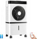 LLNWDNB Mobiles Klimagerät, ≤ 35 dB., 40 W., 15 l, ABS-Kunststoff., Weiss, Tragbarer Verdunstungsluftkühler mit Fernbedienung