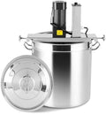 SXYKXYDL Gasherd, 20 l/40 l/80 l, Edelstahl, Schwarz, Elektrischer Mixer, elektrischer Topfrührer, geeignet für Töpfe und Pfannen mit 40 Litern