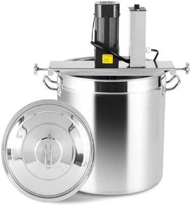 SXYKXYDL Gasherd, 20 l/40 l/80 l, Edelstahl, Schwarz, Elektrischer Mixer, elektrischer Topfrührer, geeignet für Töpfe und Pfannen mit 40 Litern