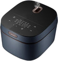 ZHJOPP Reiskocher, 4 L, Schwarz, Smart, Multi-Mode-Touchscreen, antihaftbeschichteter Innentopf, Haushaltsreiskocher für 3-8 Personen