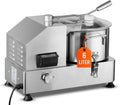 GastroHero Gemüsehobel, 6 L, Silber, Kutter, Cutter für Wurst Gemüse Brot, Edelstahl CU-ECO6