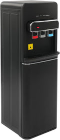 hongward Kühler & Wasserspender, Schwarz, Wasserspender auf dem Boden mit Bodenbeladung, Wasserflaschenkühler, Wasserspender mit 3 Ausgängen