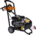 Queeucaer Hochdruckreiniger, 7.5HP, Metall, Kunststoff, Schwarz, Hochdruckreinige 7.5PS Benzin Flächenreiniger Motor Profi