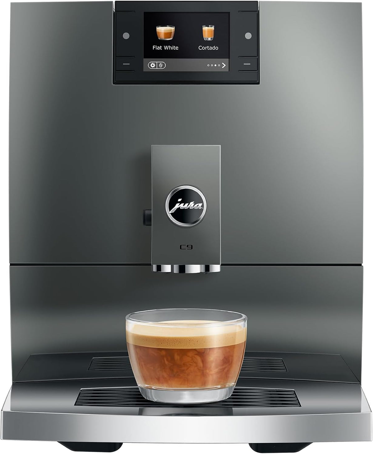 JURA Kaffeevollautomat, Silber, C9 Piano Inox, 15751