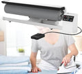 JKJZSALJ Bügelpressen, Schwarz, Gewerbliche Rollenbügelmaschine, Digitale Rotationsdampfpresse Für Effiziente Wäsche