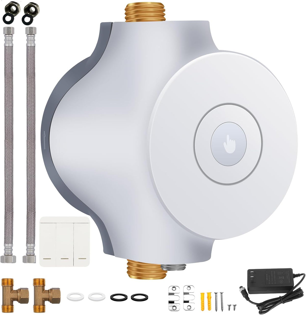 PROZRTED Zubehör für Heisswasserspender, Schwarz, Smart Instant Heisswasser-Umwälzpumpensystem NSF/ANSI 61 &