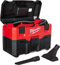 Milwaukee Nass-Trockensauger, 0 W, Rot, 0880-20 Akku-Lithium-Ionen-Nass-/Trockensauger, 2 Gallonen, 82 Dezibel