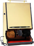 ZGHQHCDRH Schuhreiniger, 60 W, Gold, Schuhputzmaschine, Kit Multi-Bürstenpolierer, Verkaufszentrum, elektrische Schuhputzmaschine