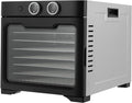 GMSLuu Wäschetrockner, 45-50 dB, 800 W, Edelstahl 430, lebensmittelechter Edelstahl 304, gehärtetes Glas, Kunststoff, Silber